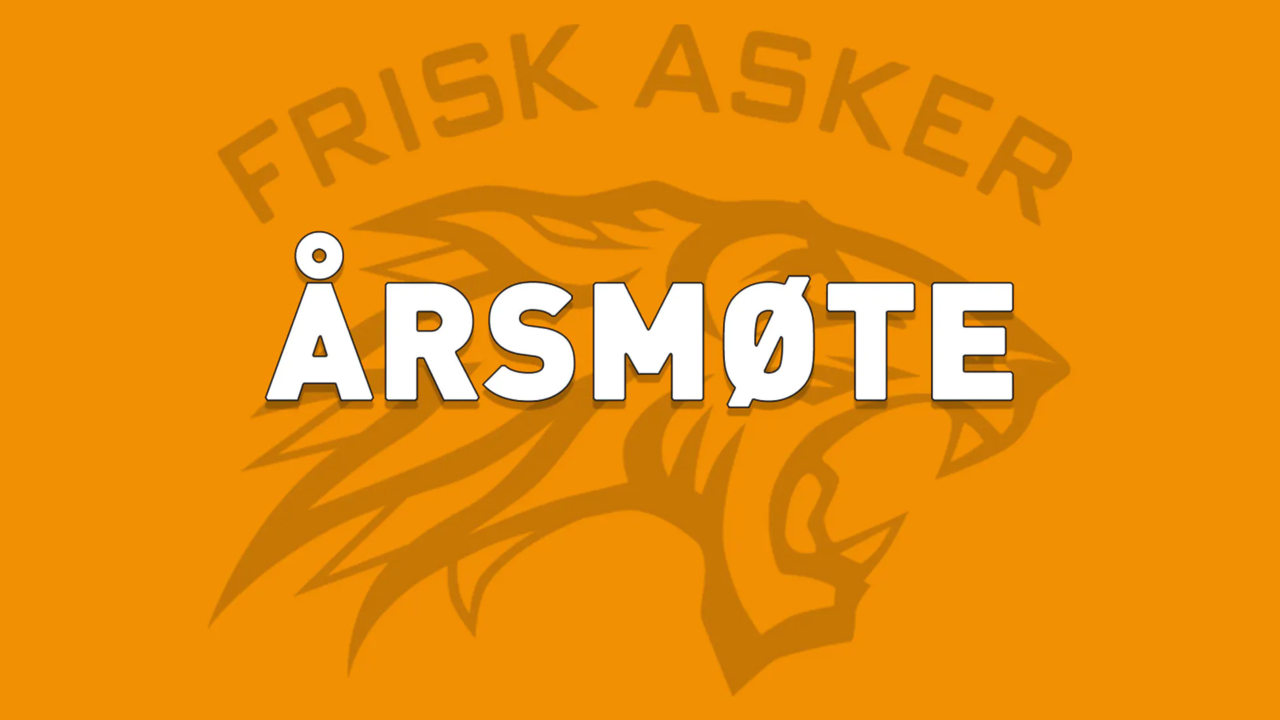 Frisk Asker Årsmøte 16. juni 2020, klokken 18.00